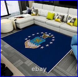 United States Air Force Rug, Special Forces Rug, Customizable Rug, US Army Rug