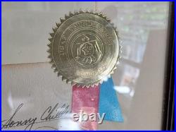 United States Air Force Thunderbirds Display Team 1980s Signed Framed Litho COA