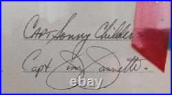 United States Air Force Thunderbirds Display Team 1980s Signed Framed Litho COA