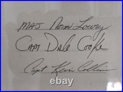 United States Air Force Thunderbirds Display Team 1980s Signed Framed Litho COA