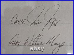 United States Air Force Thunderbirds Display Team 1980s Signed Framed Litho COA