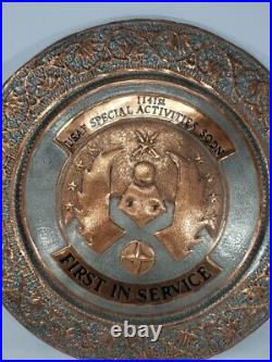 United States Air Force USAF First In Service 1141st Squadren 1940s VTG Plaque United States Air Force USAF First In Service 1141st Squadren 1940s VTG Plaque