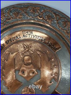 United States Air Force USAF First In Service 1141st Squadren 1940s VTG Plaque United States Air Force USAF First In Service 1141st Squadren 1940s VTG Plaque