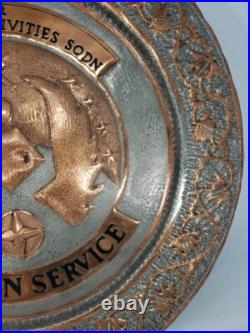 United States Air Force USAF First In Service 1141st Squadren 1940s VTG Plaque United States Air Force USAF First In Service 1141st Squadren 1940s VTG Plaque