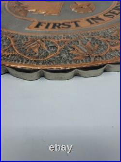 United States Air Force USAF First In Service 1141st Squadren 1940s VTG Plaque United States Air Force USAF First In Service 1141st Squadren 1940s VTG Plaque