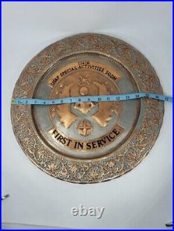 United States Air Force USAF First In Service 1141st Squadren 1940s VTG Plaque United States Air Force USAF First In Service 1141st Squadren 1940s VTG Plaque