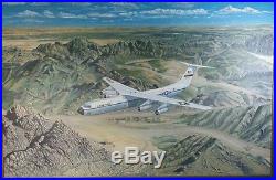 United States Air Force USAF Military Aircraft Canvas Oil Painting Large 30 x 21