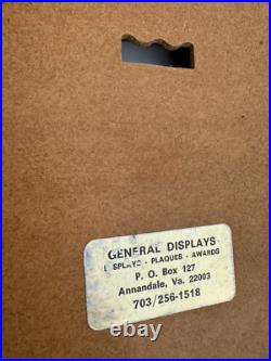 United States Air Force USAF Reserve 14.5 Official Round Wall Plaque Award