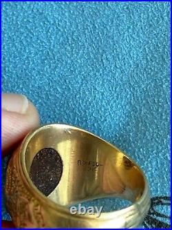 United States Airforce Pilot Ring 10K 53rd Wing MGM47 size 11