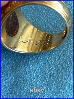 United States Airforce Pilot Ring 10K 53rd Wing MGM47 size 11