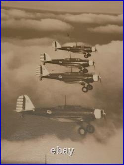 United States Army Air Force Northrop A-17 Fleet B&W Langley Field WWII Photo United States Army Air Force Northrop A-17 Fleet B&W Langley Field WWII Photo