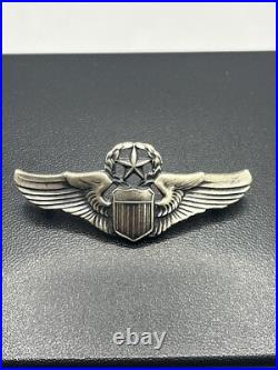 United States Sterling Silver Army Air Force Command Pilot Badge pin Davorn