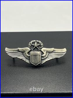 United States Sterling Silver Army Air Force Command Pilot Badge pin Davorn