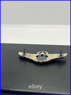 United States Sterling Silver Army Air Force Command Pilot Badge pin Davorn