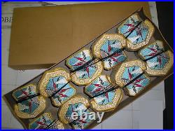 Us Air Force Sealed Box Of 200 Usaf Strategic Air Command Sac Patches Color