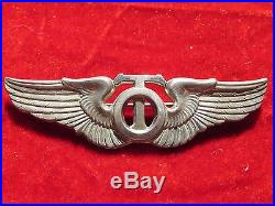 Us Army Air Force Aaf Technical Observer Wing 3 In Pinback Amcraft Sterling