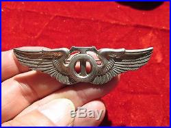 Us Army Air Force Aaf Technical Observer Wing 3 In Pinback Amcraft Sterling