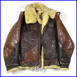 Us Army Air Forces Corps Usaaf Leather Flight Jacket Type B-3 B3 Shearling