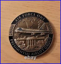 Usaf Air Force One Presidential Airlift Group 28000 29000 Challenge Coin