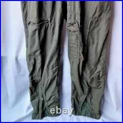 Usaf Flightsuit Flyers Coveralls Size 46 L Vintage 1972