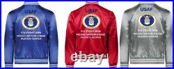Usaf Joint Base San Antonio Texas Satin Jacketusaf Official License