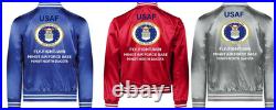 Usaf Joint Base San Antonio Texas Satin Jacketusaf Official License