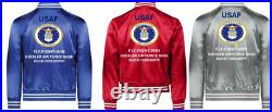 Usaf Mcconnell Air Force Base Kansas Satin Jacketusaf Official License