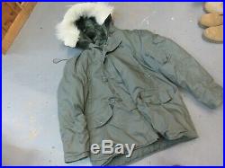 Usaf N-3b Extreme Cold Weather Parka Size X-large Us Air Force 1996 Contract