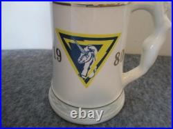 Usaf Steins/mugs 1980 (3) Cobra Snoopy Unicorn Army Hall Fame Ranger Estate