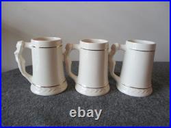 Usaf Steins/mugs 1980 (3) Cobra Snoopy Unicorn Army Hall Fame Ranger Estate