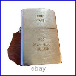 Usaf Takhli Rtafb Thailand Vietnam War Era Lighter Zippo