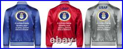 Usaf Tempelhof Central Airport Germany Satin Jacketusaf Official License