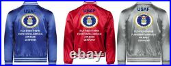 Usaf Tempelhof Central Airport Germany Satin Jacketusaf Official License