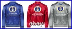 Usaf Travis Air Force Base California Satin Jacketusaf Official License