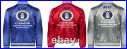 Usaf Travis Air Force Base California Satin Jacketusaf Official License