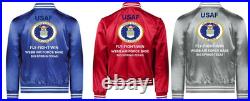 Usaf Webb Air Force Base Texas Satin Jacketusaf Official License