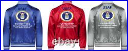 Usaf Webb Air Force Base Texas Satin Jacketusaf Official License