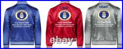 Usaf Webb Air Force Base Texas Satin Jacketusaf Official License