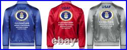 Usaf Webb Air Force Base Texas Satin Jacketusaf Official License