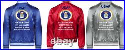 Usafharlingen Air Force Base Texas Satin Jacketusaf Official License