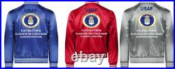 Usafhomestead Air Force Base Florida Satin Jacketusaf Official License
