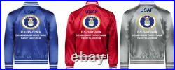Usafhomestead Air Force Base Florida Satin Jacketusaf Official License
