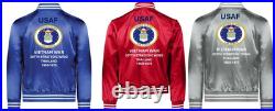 Usafvietnam314th Tactical Airlift Wingsoutsatin Jacketusaf Official License