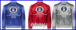 Usafvietnam 307th Strategic Wingthailandsatin Jacketusaf Official License