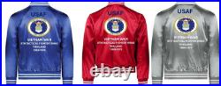 Usafvietnam 307th Strategic Wingthailandsatin Jacketusaf Official License