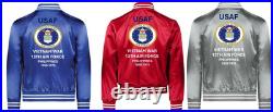 Usafvietnam 834th Air Division S. Vietnamsatin Jacketusaf Official License
