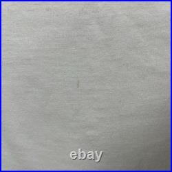 VINTAGE 70s USAF US Air Force T Shirt Military USGI Cotton Ringer Size Small