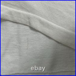 VINTAGE 70s USAF US Air Force T Shirt Military USGI Cotton Ringer Size Small