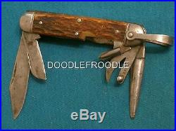 Vintage Ww2 Ulster Knife USA Bone Usmc Army Navy Air Force Usaf Knives Antique