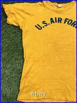 VTG 1950's Russell Southern Co U. S. Air Force USAF Military T-Shirt SZ M Rare